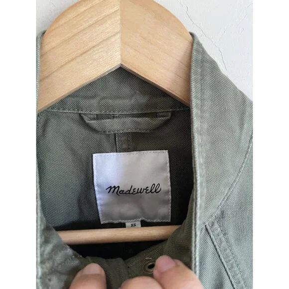 Madewell Northover Jacket in Desert Olive Size XS Cargo - Picture 8 of 10